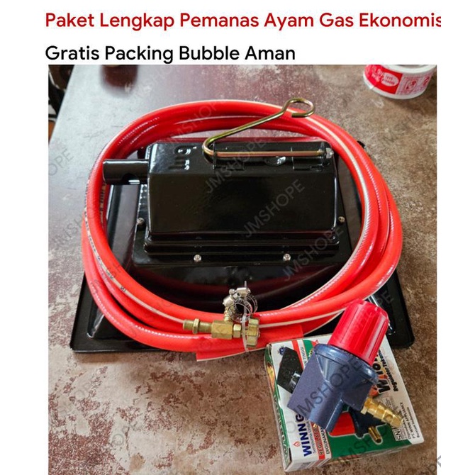 :=:=:=:=] Paket Lengkap Pemanas Gas Kandang Anak Ayam Ekonomis Gasolek Gasolec