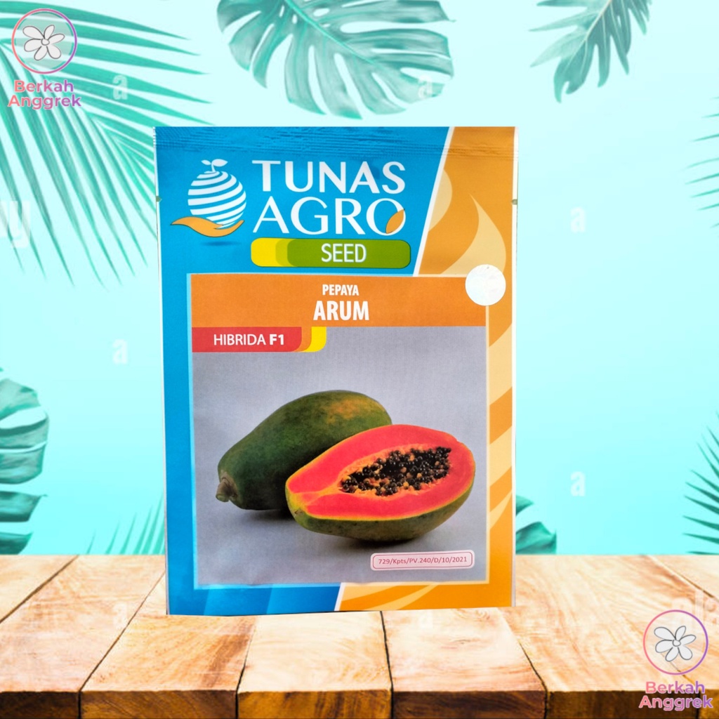 Benih Pepaya Arum 1 Gram Benih Pepaya Hawai Madu