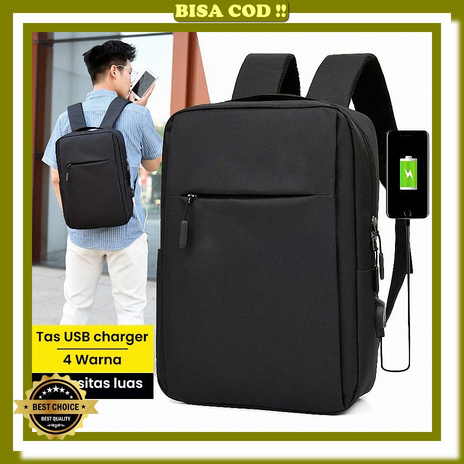 Tas Ransel Pria Waterproof Besar Cowok Kece Keren Premium Remaja Sma Cowok Kekinian Korean Gendong J