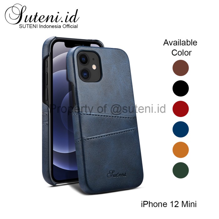 Terlaris Leather Case Iphone 12 Mini / 12 Pro Max Card Slot Holder Casing Kulit