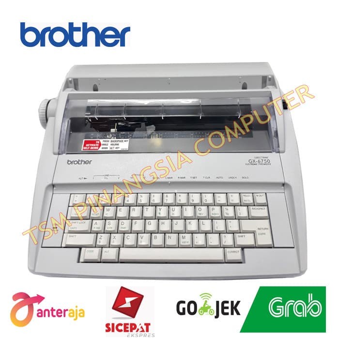 Terlaris Mesin Tik Elektrik Brother Gx-6750