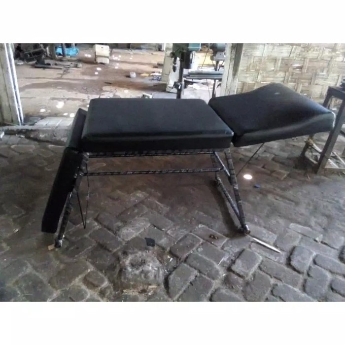 Terlaris Spa Bed Pijat Dan Facial Adjustable / Bed Portabel Lipat 3