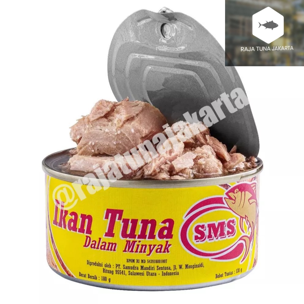 

Langsung Checkout Ikan tuna kaleng SMS - Tuna chunk dalam minyak 180gr