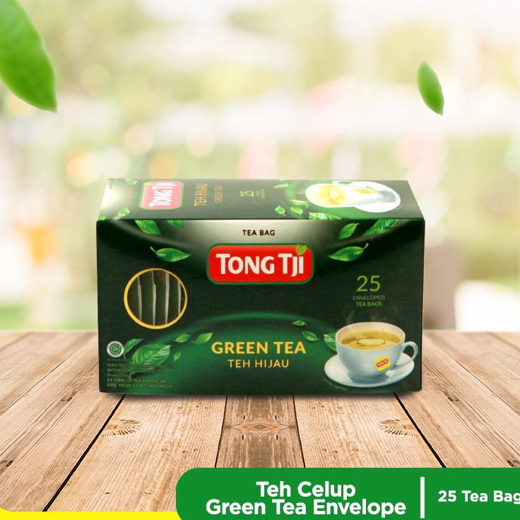 

TTTW5964 Free Ongkir Tong Tji Green Tea, Teh Hijau 25s ( Tea Bag/ Teh Celup dgn Amplop )