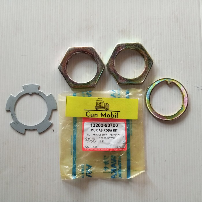 mur as roda depan hardtop 1f sudah set, mur as roda kit 1f depan vera16laris