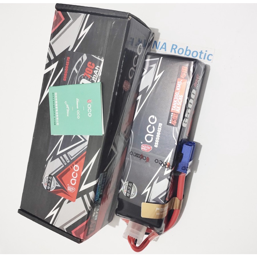Baterai Lipo ACE Black 6500mah 4S 70C 14.8V