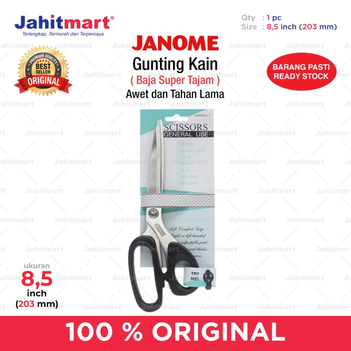 

Bestseller Gunting Kain Janome 8,5