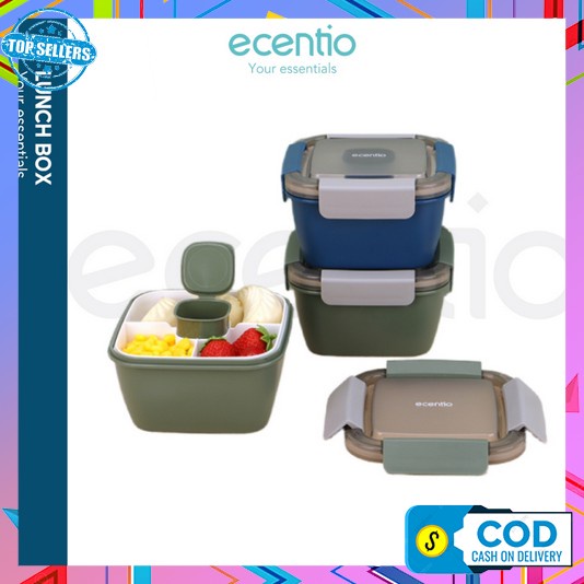 Kotak Makan Lunch Box 1 Set Lengkap Murah Anak Penyimpanan Bekall Satuset Free Alat Sendok Garpu Sum