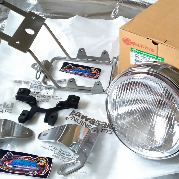 Lampu Bulat Ninja Ss/Victor/Hma Set Br Inieket Ori Kawasaki Kode Br08