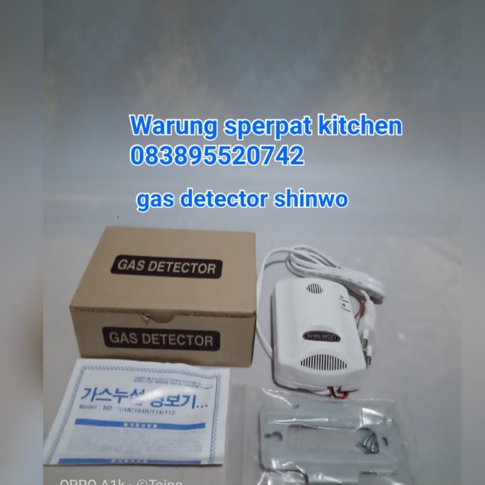 DISKON SPESIAL GAS DETECTOR SHINWOO FOR LPG & NATURAL GAS TERLARIS