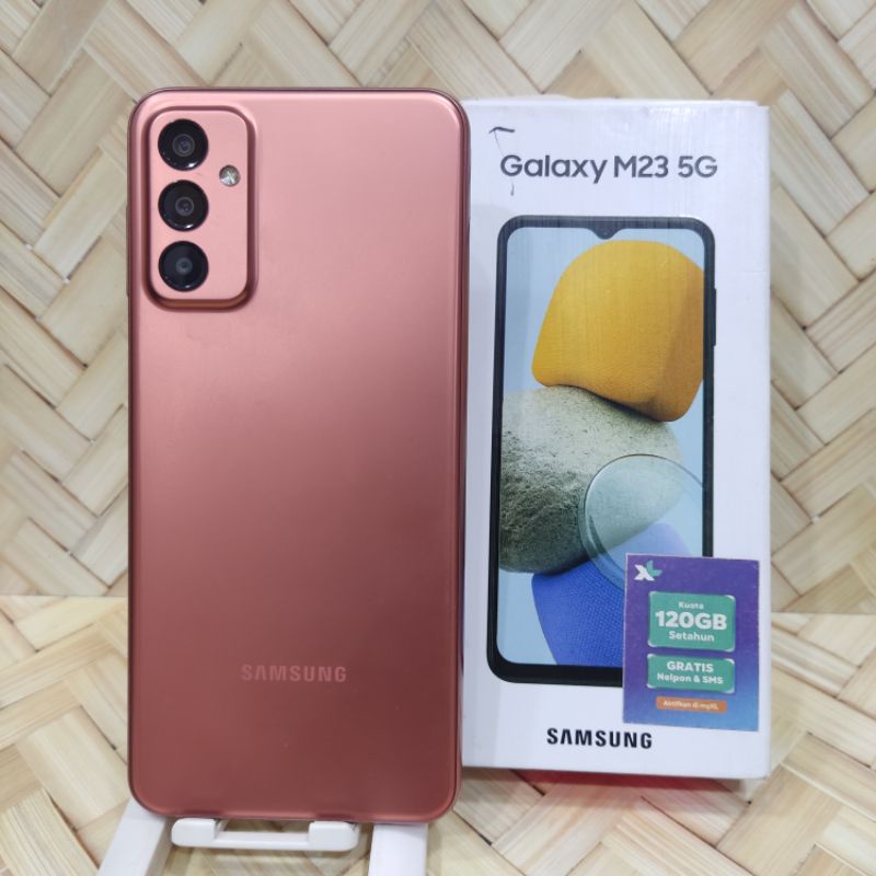 Samsung M23 5G 6/128 GB Handphone second fullset original bergaransi