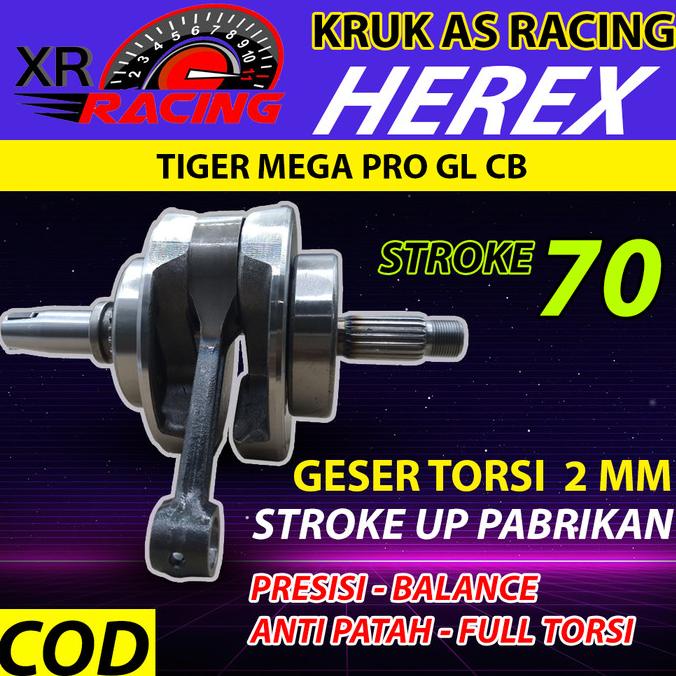 Kruk as Tiger Langkah 70 Stroke 70 Kruk as Herex Tiger Megapro GL 70 cod