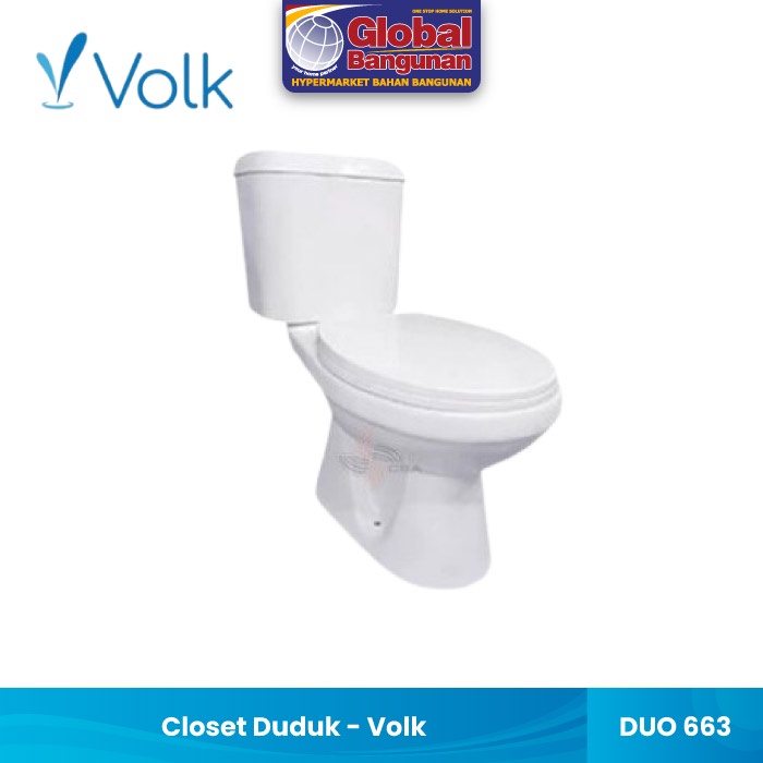 Closet Duduk Duo 663 White - VOLK