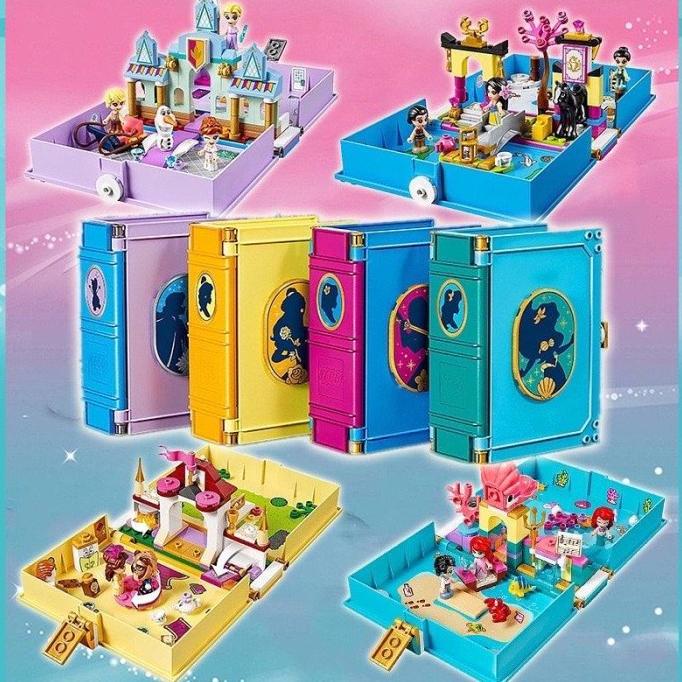 Brick Book Disney / Story Book Blocks Frozen Mulan Beauty Ariel