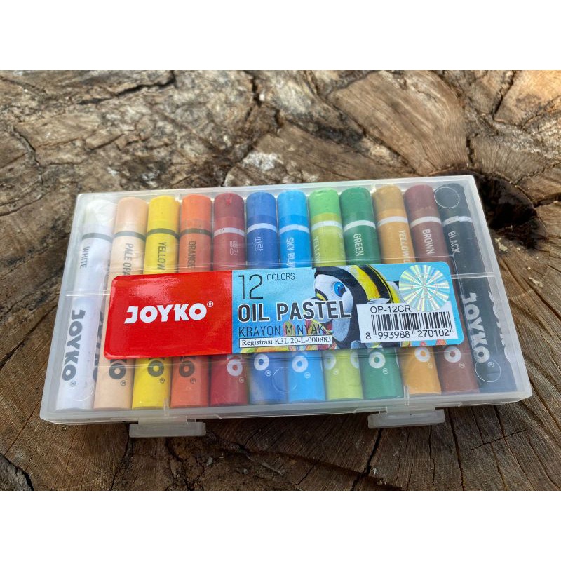 

Krayon Oil Pastel 12 warna Joyko
