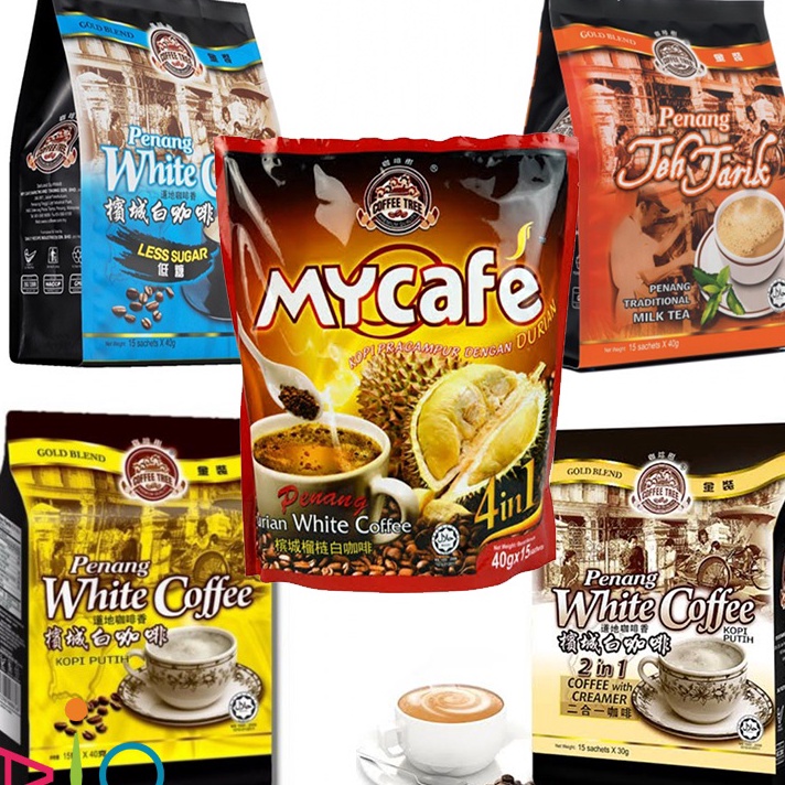 

Sale Coffee Tree Penang White Coffee | MyCafe Durian White Coffee | Kopi Penang Teh Tarik Pasti Murah