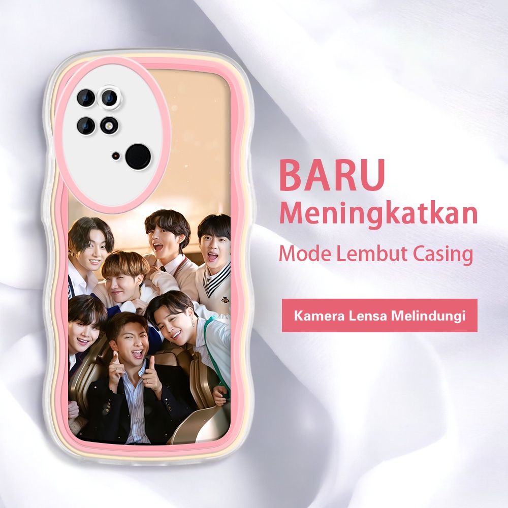 Xiaomi MI POCO C40 X3 M5 M5S M3 M3 F4 Pro GT NFC 5G INS BTS Bangtan Boys BT21  Cool Kor Kesing case 