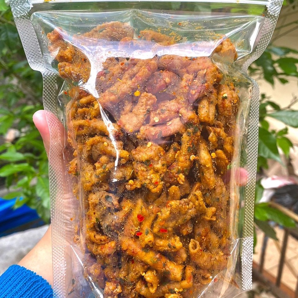 

➦➮✶✺ 300gr - USUS CRISPY PEDAS DAUN JERUK - USUS KRISPI - KERIPIK USUS Murah Banget