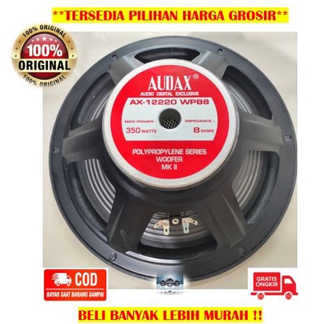➫➻❀✺ AUDAX Speaker 12 Inch 350 Watt Woofer AX-12220 ORIGINAL Best