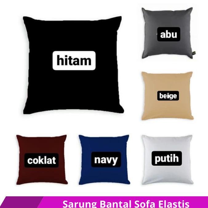 6.6 Sarung Bantal Sofa Elastis Stretch 40X40