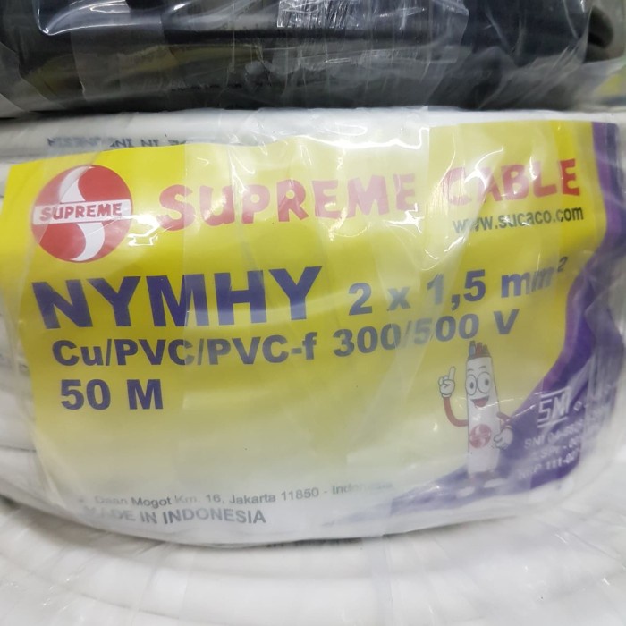 Terlaris Kabel Supreme Nymhy Nyyhy 2X1,5 (50M) Nyyhy Nymhy Serabut