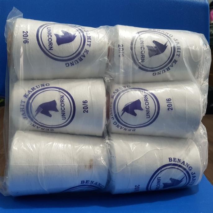 ;&;&;&;&] benang karung kuda benang jahit karung cap unicorn per 6rol besar