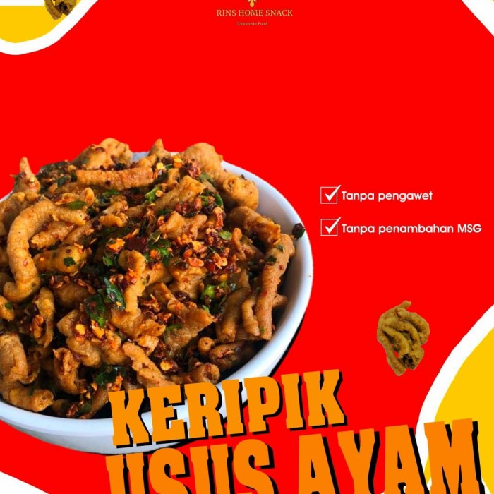 

Keripik Usus Ayam Extra Pedas Daun Jeruk 1 Kg