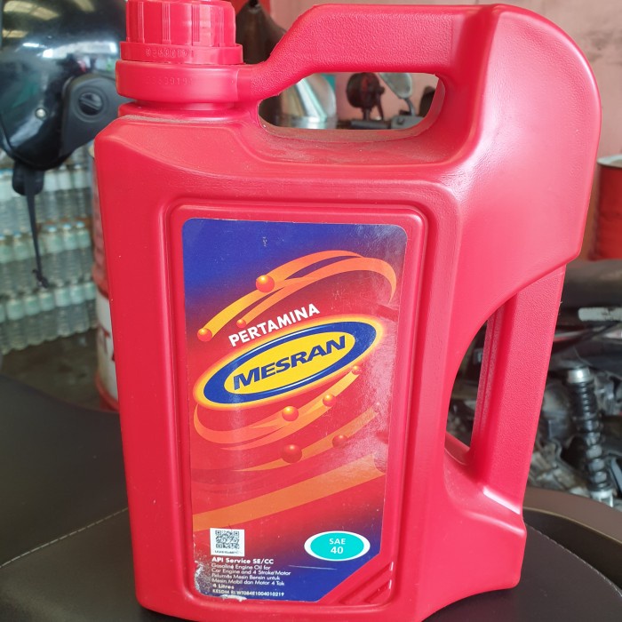1 Galon Oli Mesran SAE 40 SAE40 Pertamina 4 Liter 4Liter