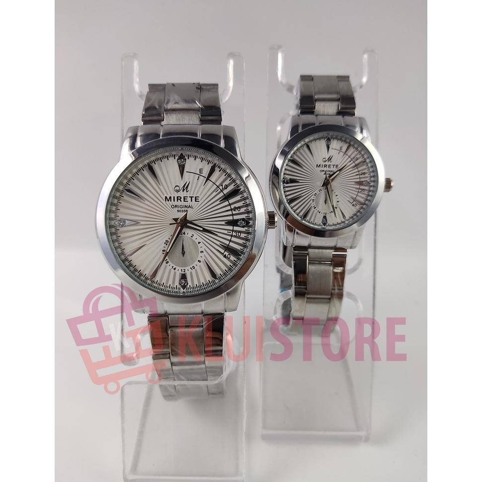 BEST PRODUK JAM TANGAN MIRETE RANTAI COUPLE , MIRETE 100% ORIGINAL // MIRETE 9011 PROMO GILA