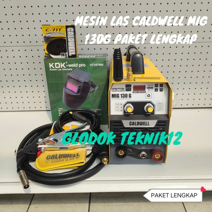 Terlaris Mesin Las Caldwell Mig 130 G / Trafo Las Caldwell Migi Mig 130 Gasless