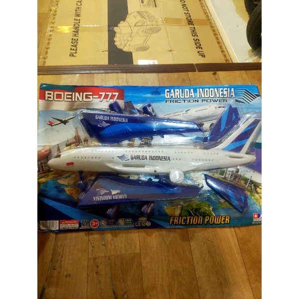 pesawat mainan garuda indonesia
