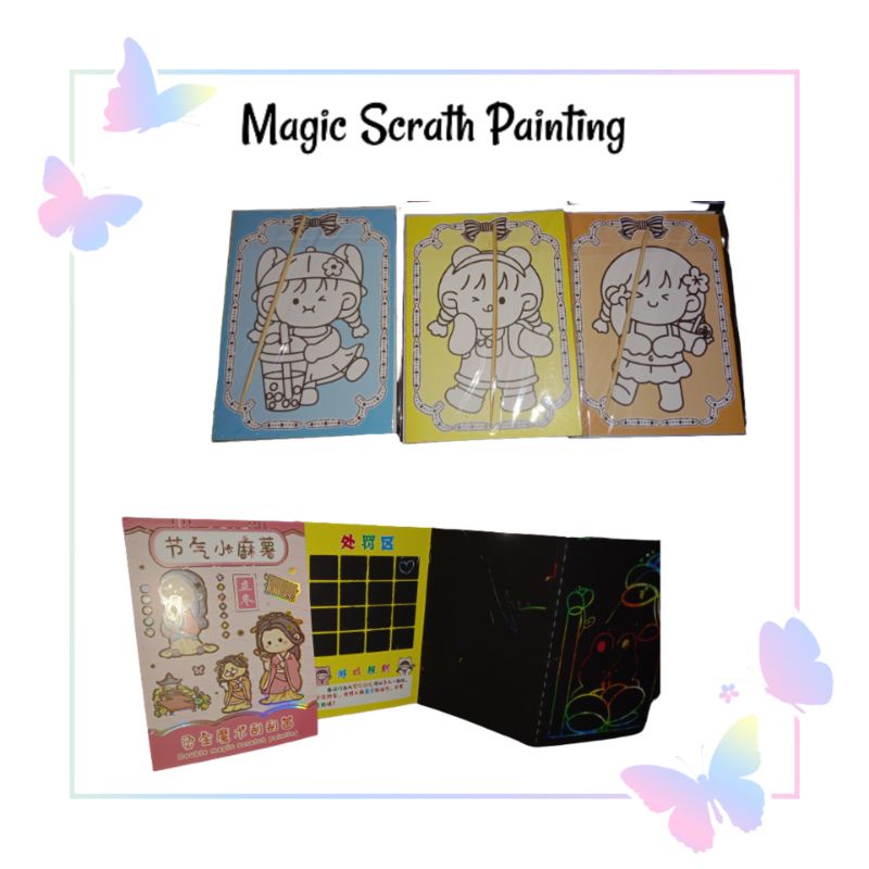 

Magic Scratch Painting / Mainan Gosok Mewarnai