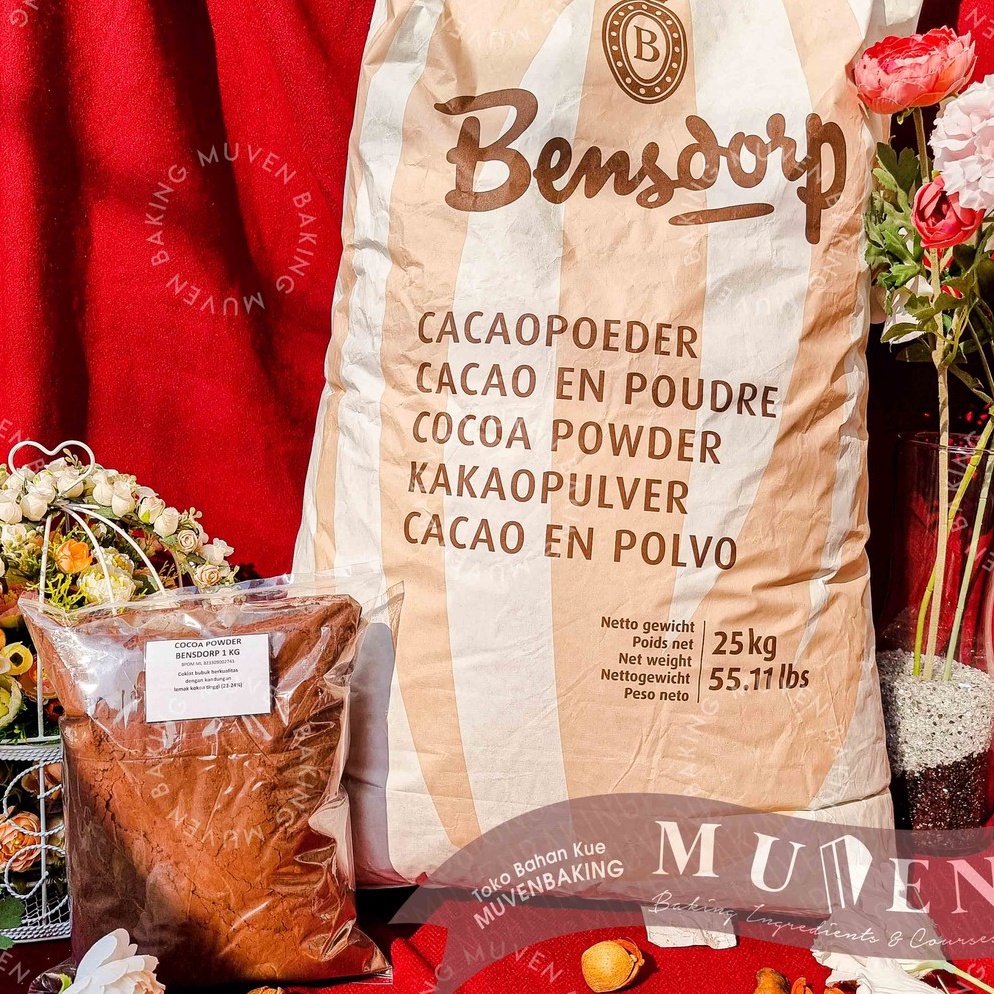

Ready stock COKLAT BUBUK BENSDORP 1 Kg / BENSDROP PURE COCOA POWDER KAKAO 71