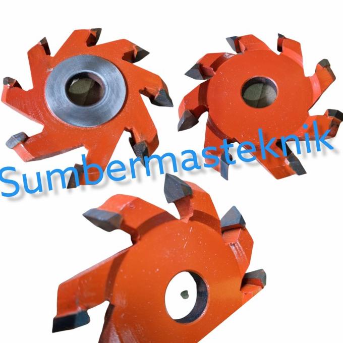 Pisau Potong Acp Model V 8 Mata / Cutter Groving Acp Alumunium 8T