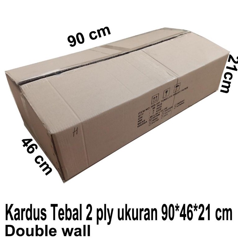 

Terlaris KARDUS BOX Packing double wall 90*46*21 cm, murah,kotak karton CRT