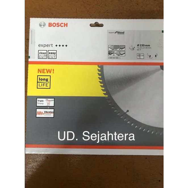 Circular Saw Blade / Mata Pisau Potong Kayu Bosch 9 X 60T