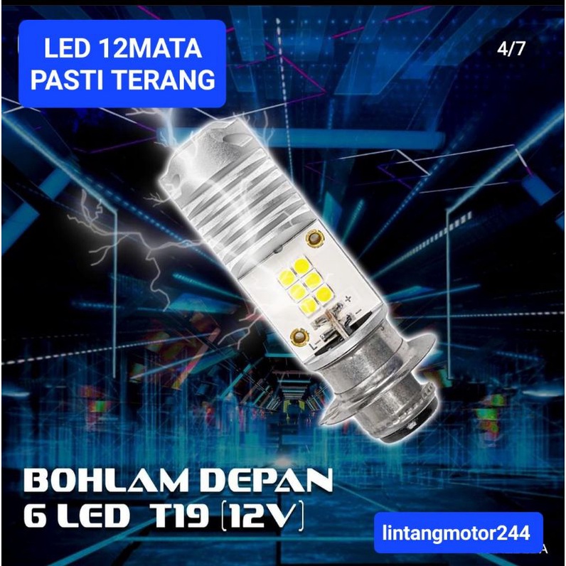 LAMPU LED WDW AC/DC 12 MATA PASTI TERANG
