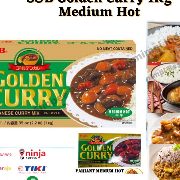 

Best Product S&B Golden Curry 1Kg Medium Hot | Kari Blok | Kari Jepang Ready Stok
