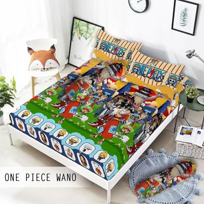 8.8 Original Sprei Monalisa 160 180 Queen King Motif Anime One Piece Wano
