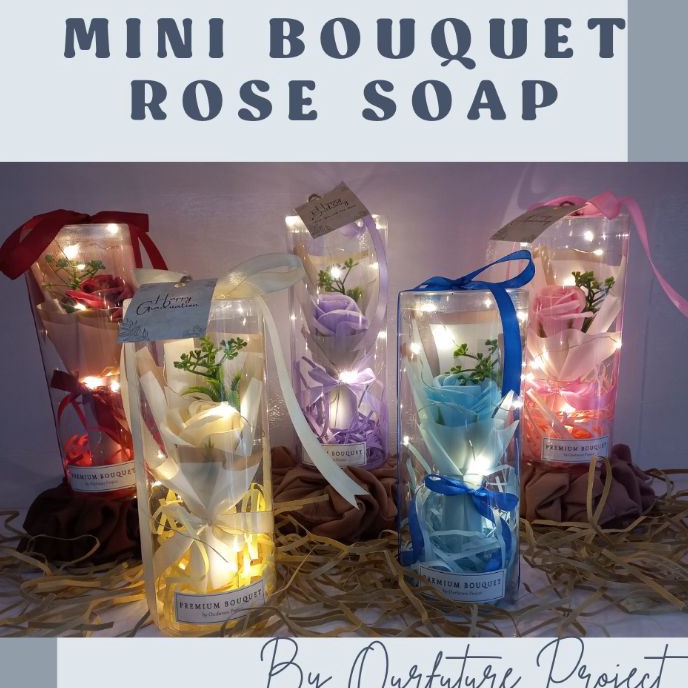 

Star 12.12 Mini Rose Soap Bouquet / Buket Bunga Sabun / Kado Ulang Tahun / Kado Anniversary / Kado Wisuda / Kado Pernikahan / Mini Bucket / Mini Bouquet buruan