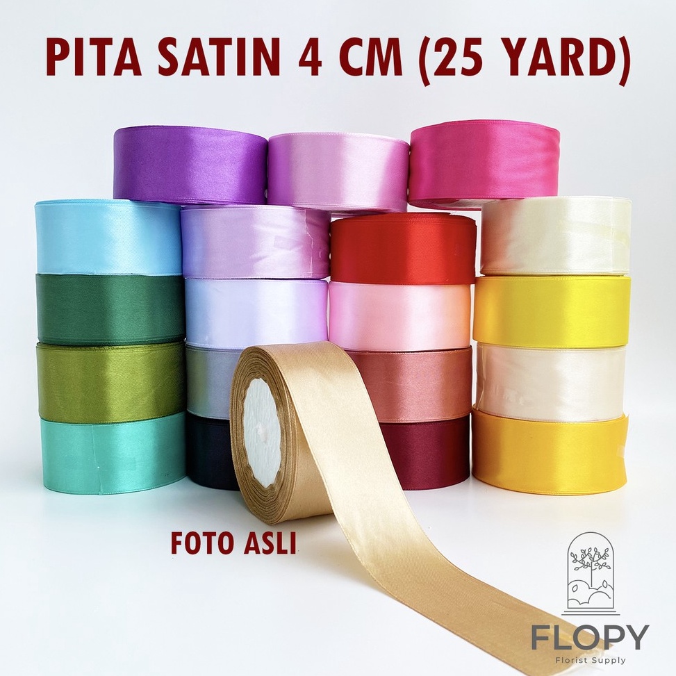 

[WPB] 1 Roll Pita Satin 4 cm - 25 yard / 22 meter 39