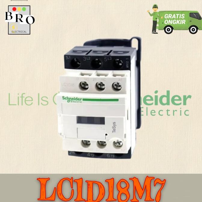 Schneider Kontaktor LC1D18 / Contactor LC1D18M7