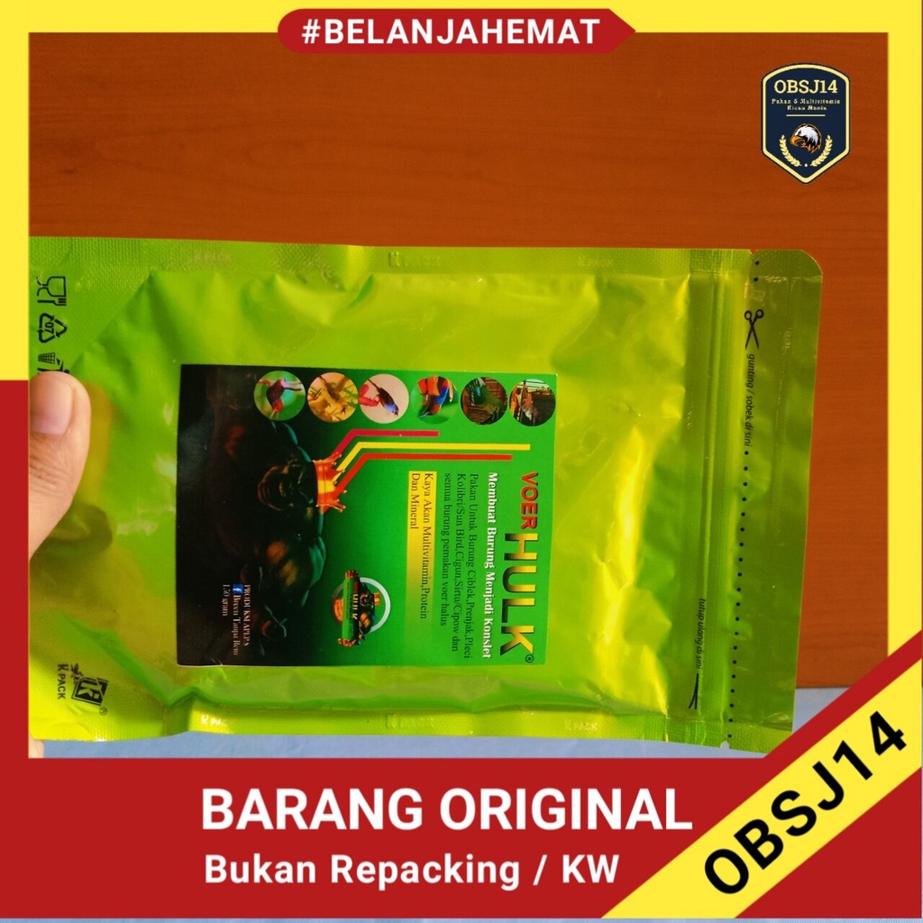 GRATIS ONGKIR voer hulk voer halus pakan burung ciblek pleci kolibri
