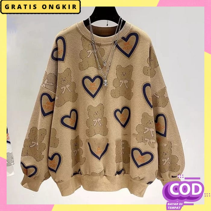 Hodii Cewe 2023 Korea Bsju Hode Casual Sweter Cewek Dewasa Sweter Ootd Sweater Cwek Premium Murah Wa