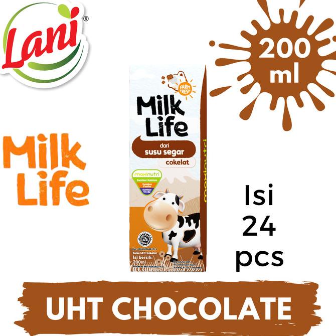 

Milk Life Susu UHT 200ml Susu Sapi - 1 Kardus (24 pcs)