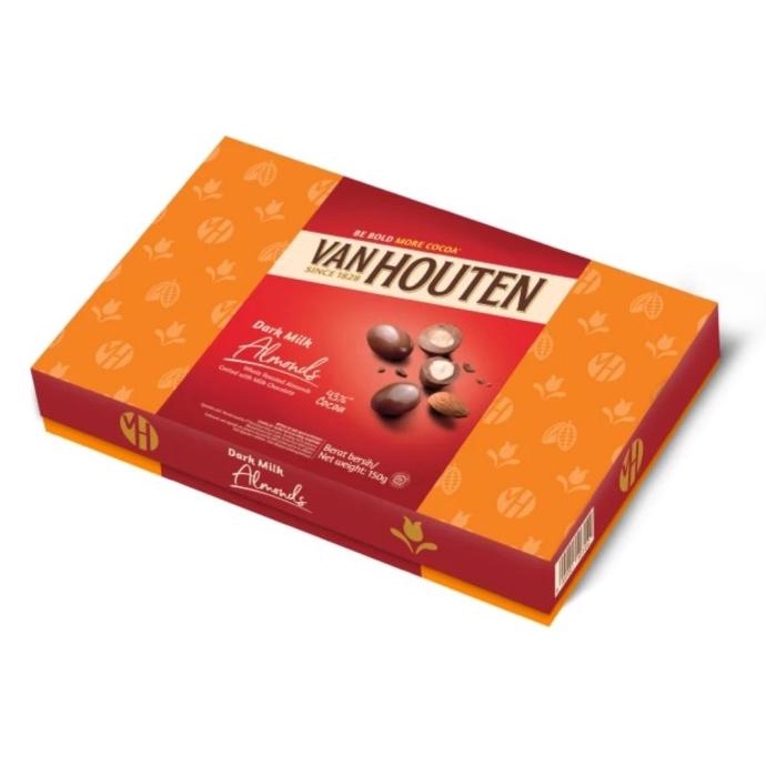 

Coklat Van Houten Almond Assortment Vanhouten Dark Milk Chocolate Box