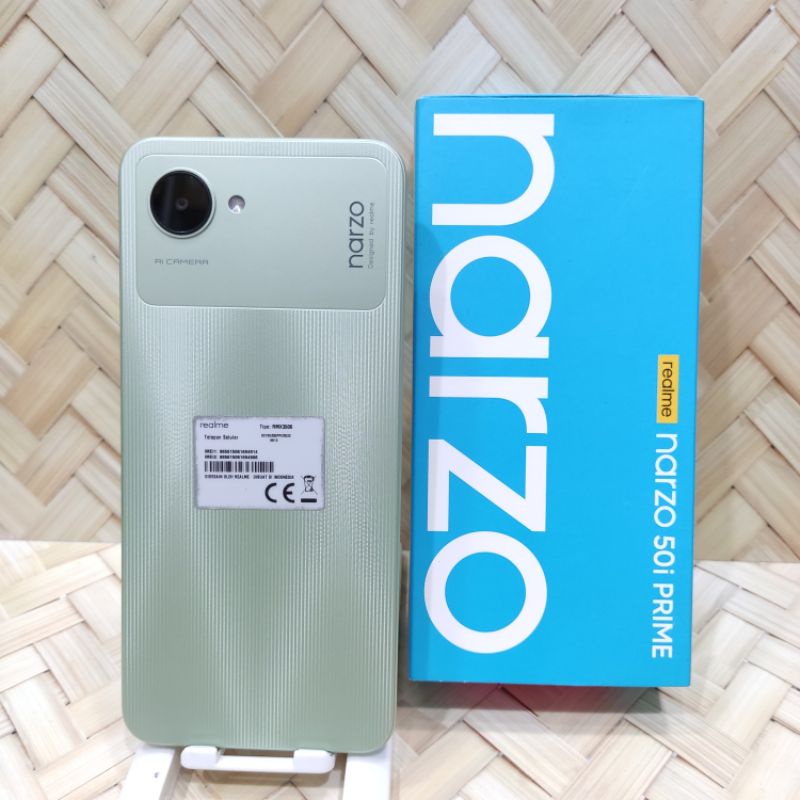 Realme Narzo 50i Prime 4/64 3/32GB Handphone second fullset original bergaransi