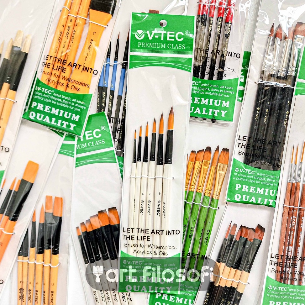 

Super Sale☋ FPYZO V-TEC Paint Brush Set | Kuas Lukis C39 ✺Dijual