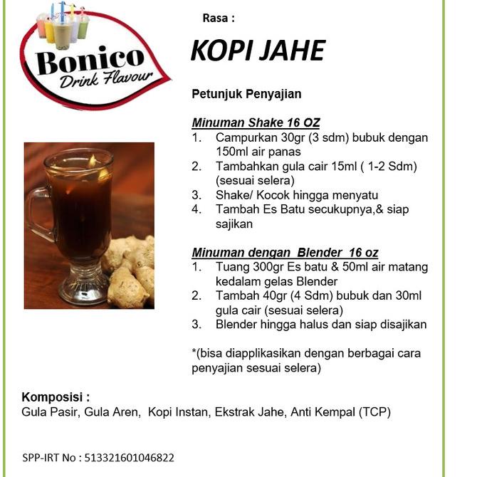 

BONICO KOPI JAHE drink powder 500gr Bubuk minuman GINGER COFFE