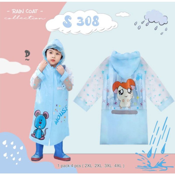 Jas Hujan Anak 5-10 Tahun